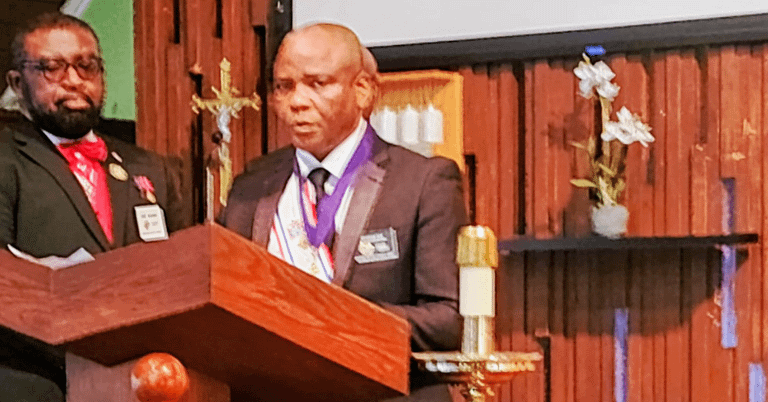 New Grand Knight for Mother Seton 5831 Sir Ephraim Eke inauguration